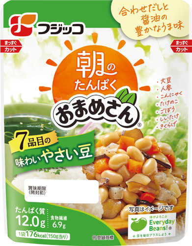 朝のたんぱく おまめさん 七品目の味わいやさい豆