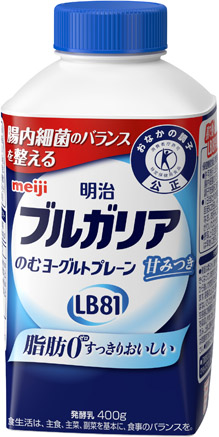 明治ブルガリアのむヨーグルトプレーンLB81