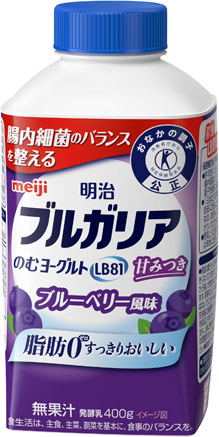 明治ブルガリアのむヨーグルトLB81 ブルーベリー風味