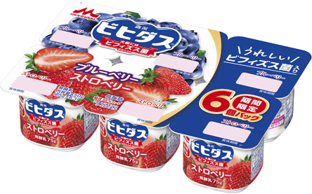 ビヒダスBB536 ストロベリー+ブルーベリー 6ポット