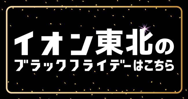 イオン東北のブラックフライデーはこちら