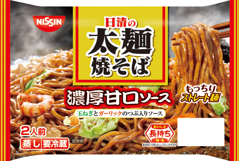 日清の太麺焼そば 濃厚甘口ソース  2人前