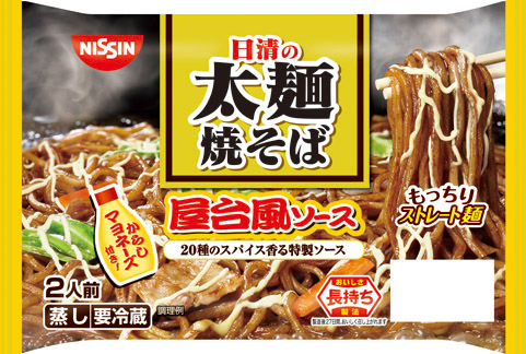 日清の太麺焼そば 屋台風ソース 2人前