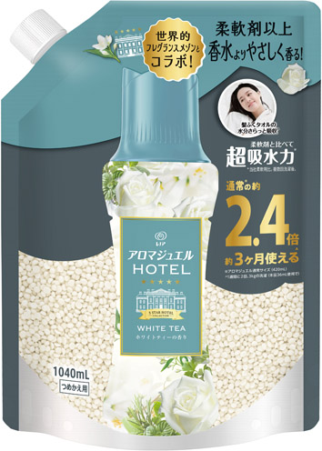 レノアアロマジュエル ホワイトティーの香りつめかえ用特大サイズ