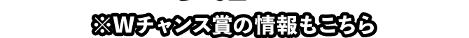 ※Wチャンス賞の情報もこちら