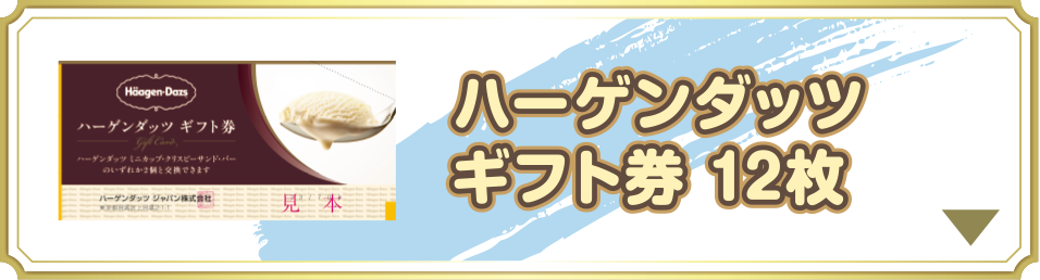 ハーゲンダッツギフト券 12枚
