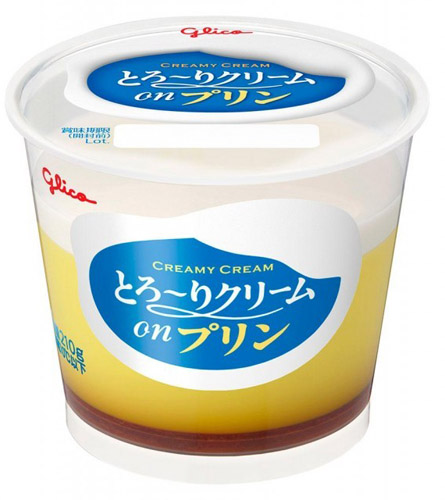 とろ〜りクリームonプリン