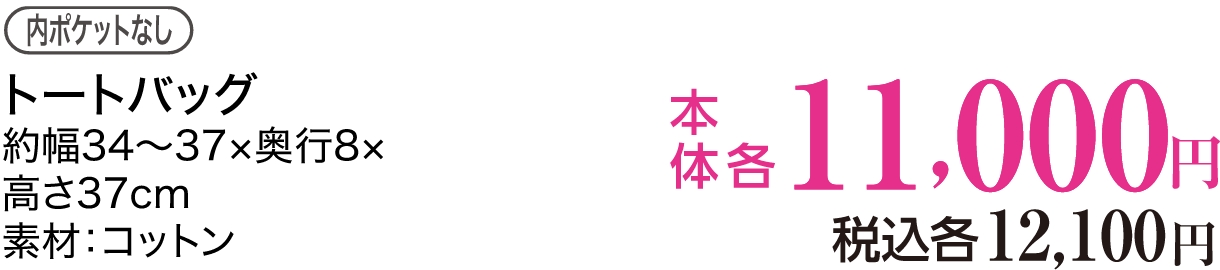 本体価格11,000円（税込価格12,100円）