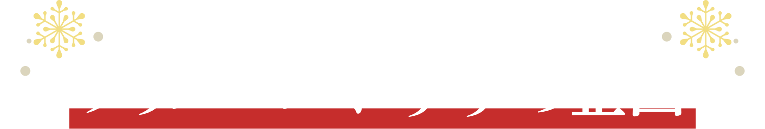 クリスマスおすすめ企画