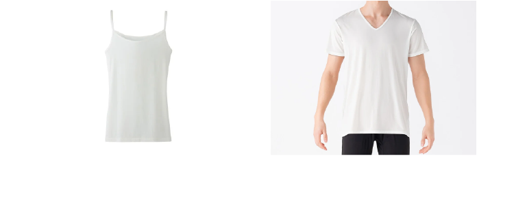 レディス キャミソール メンズ 半袖Vネック