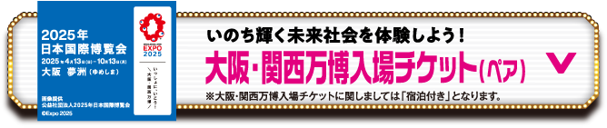 大阪・関西万博入場チケット（ペア）