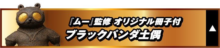 「月刊ムー」監修オリジナル冊子付ブラックパンダ土偶