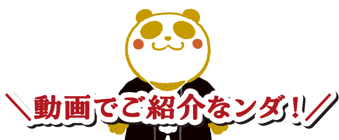 動画でご紹介なンダ！